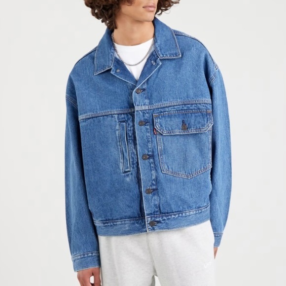 Levi's Other - Levi’s Premium Stay Loose Trucker Denim Jacket